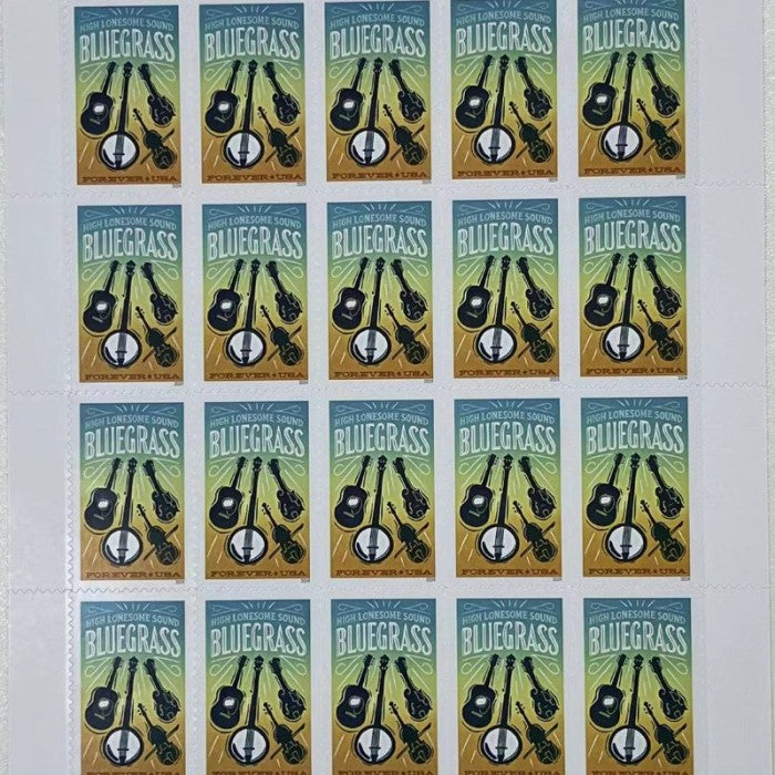 100x Bluegrass USPS Postage Forever Stamps