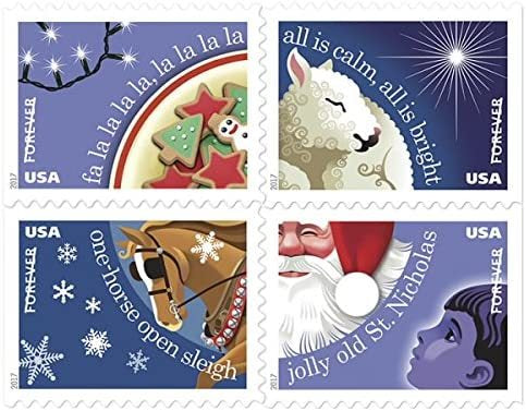 100x FaLalalala USPS Postage Forever Stamps