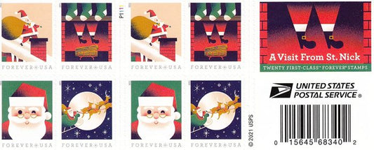 100 USPS Holiday Forever Stamps