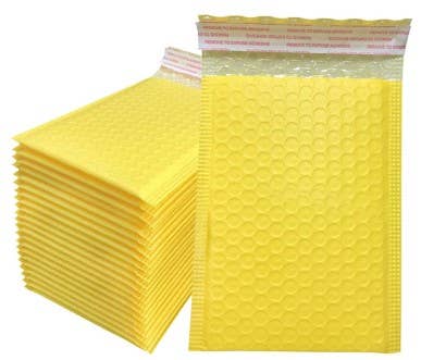 Merchandise Unlimited - Poly Bubble Mailer Padded Envelopes, Large 10x15, 250/cs